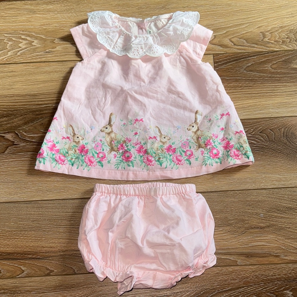 Janie and Jack dress 6-12 months two piece